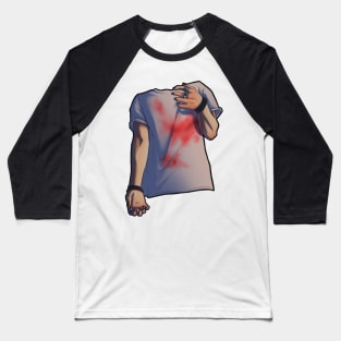 Corpse - white tee illustration Baseball T-Shirt